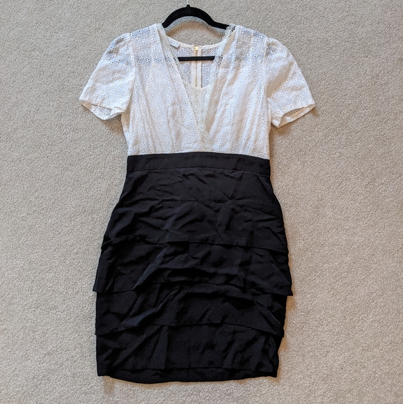 Sandro Two Tone Dress - Picture 2 of 6